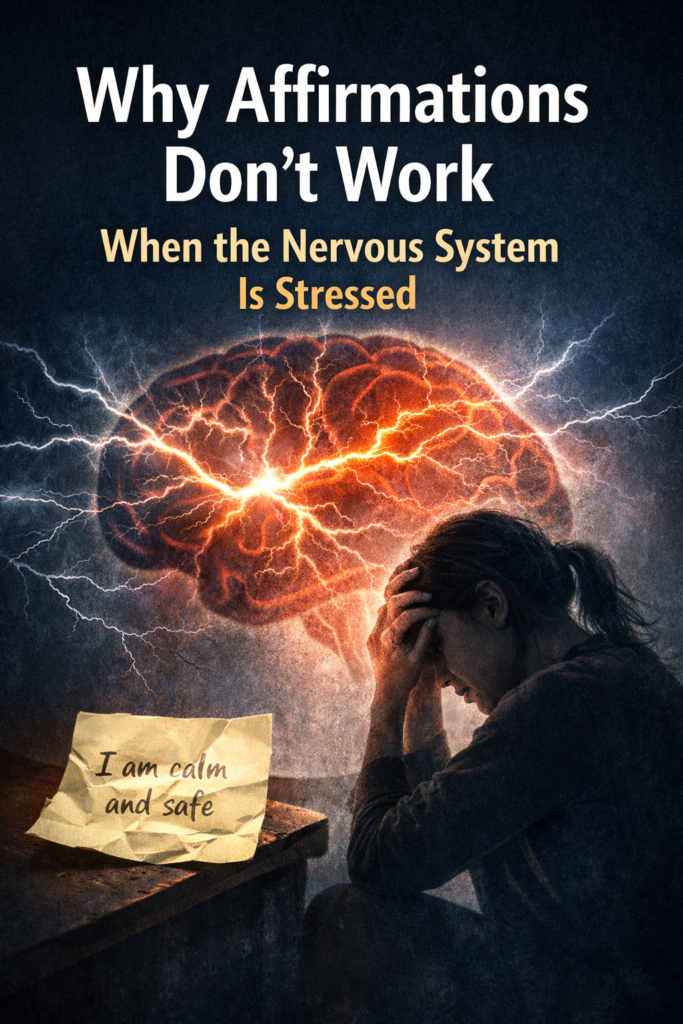 Why affirmations don’t work when the nervous system is stressed and the body feels unsafe